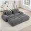 Canapé à 2 places en tissu de luxe Corduroy-136477372