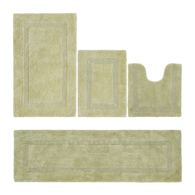 Ensemble de tapis pour salle de bain 100% coton 2370 g / m² Lux