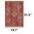 Faded Crimson Kitchen Mat