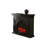 American Style Black Landscape Heating System Electric Fireplace-108041885