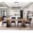 Moret 12 - Light Dimmable Square / Rectangle Chandelier-512189782-512189786