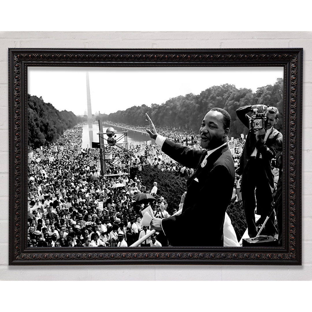 Gerahmter Kunstdruck I Have A Dream Martin Luther King Jr