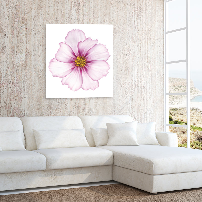 « magenta cosmo on white », impression sur verre