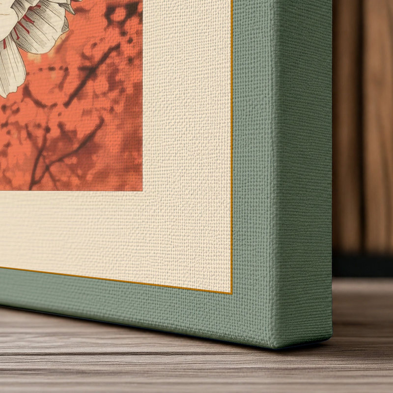 Branching Botanicals Botanical - Wrapped Canvas, 18x12 - 45.7 x 30.5 cm, Sage Border
