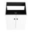 Meuble-lavabo moderne 24 po - contreplaqué blanc, armoire à fermeture en douceur, mobilier autoportant à fermeture en douceur, décoration-281698785-281698787