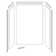 FlexStone Elegance 3-Panel 48"W x 36"D x 80"H Alcove Shower Surround