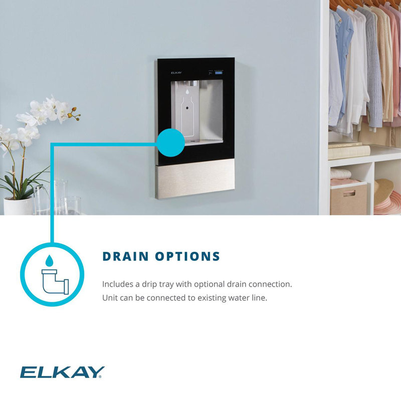 Aspen White Built-in Filtered Water Dispenser with Remote Chiller