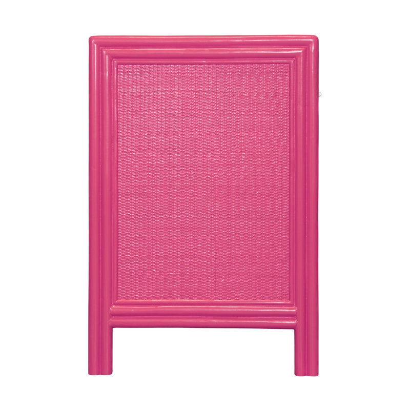 Aruba 1 - Drawer Nightstand, Hot Pink