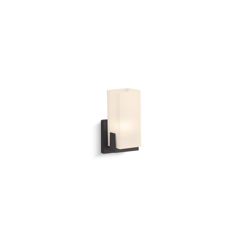 Honesty One-Light Sconce, Matte Black