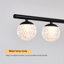 Luminaire suspendu pour îlot de cuisine à 7 lumières DEL à intensité variable