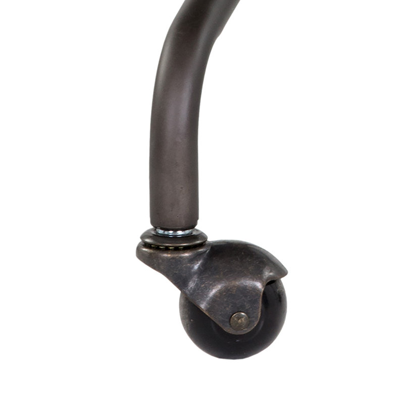 Davis Swivel Task Chair, Black Faux Leather