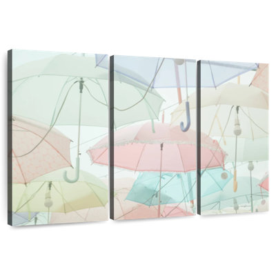 Parasols pastel