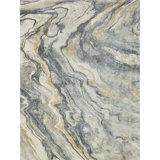 Gianni Abstract Area Rug in Gold/Gray/Ivory