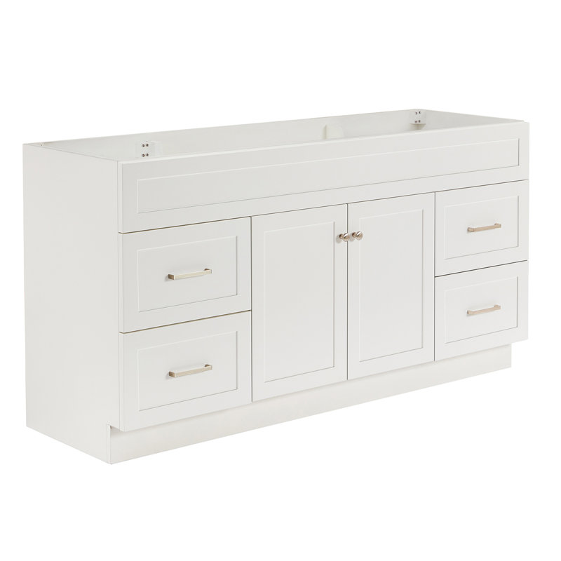Base de meuble-lavabo simple Paulla, Blanc