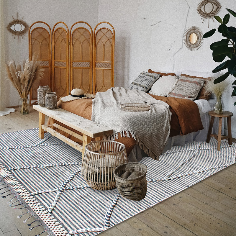 Moroccan Area Rug, Rectangle 9' x 12'
