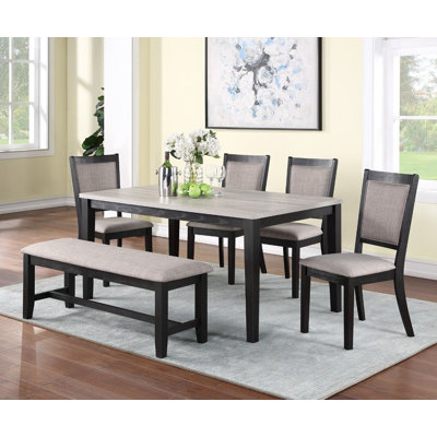 6 - Person Four Leg Dining Set