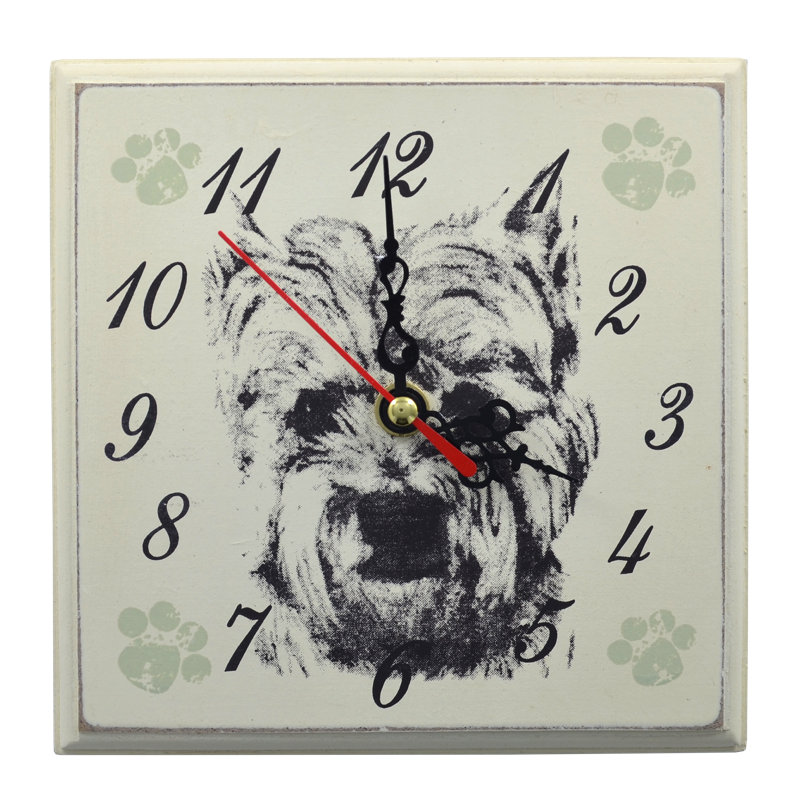 Bairbre Manufactured Wood Wall Clock