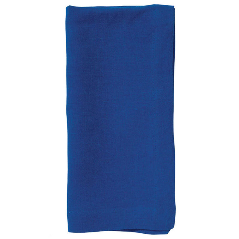 Riviera Linen Square Napkin, Indigo