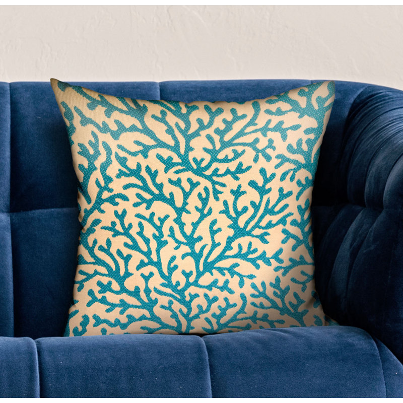 Coussin de luxe floral marlin vines, 12 po x 20 po, Vert