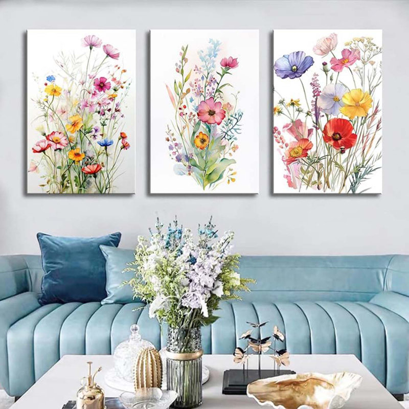3 Piece Wrapped Canvas Wall Art