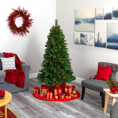 Easy Set-Up Lighted Christmas Tree