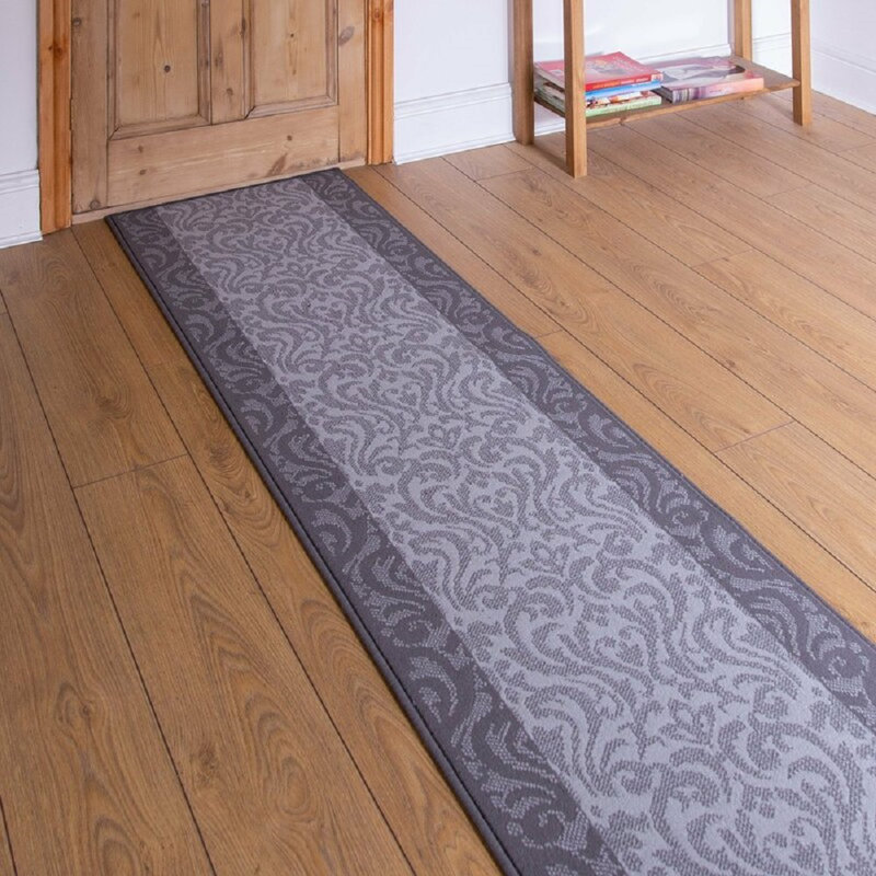 Barhop Tufted Light Grey Indoor Area Rug, Runner 60cm x 180cm