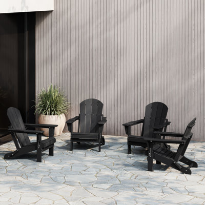 Elland HDPE Folding Adirondack Chair