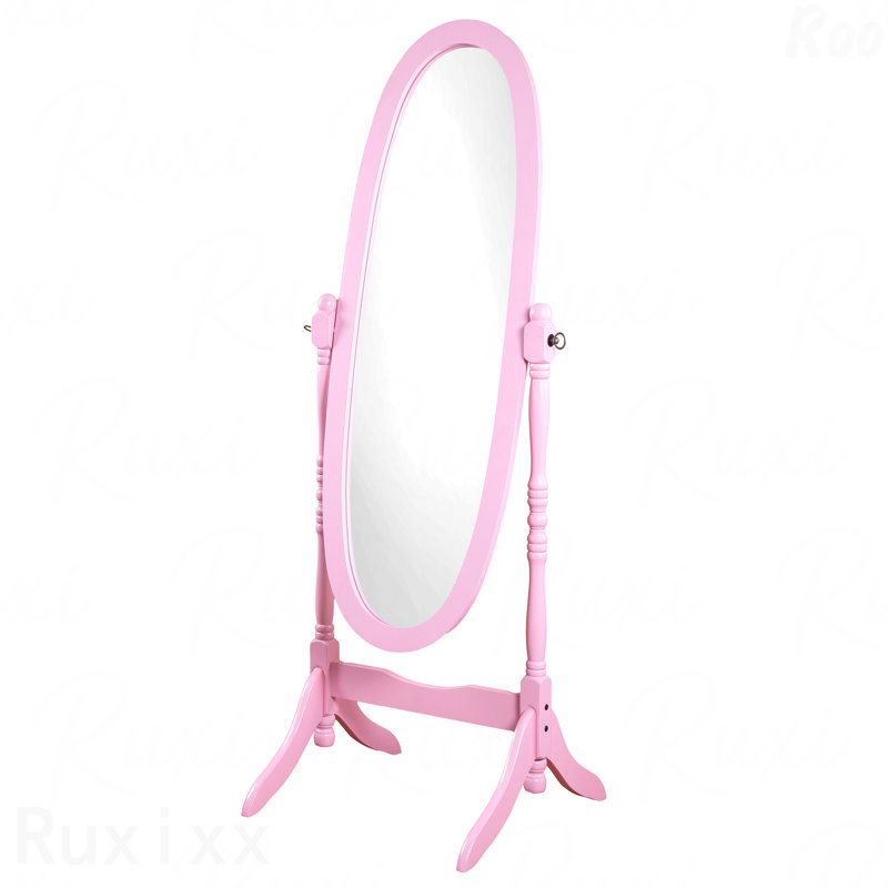 Miroir d'appoint Traditional, 59,25 po x 22,5 po, Rose