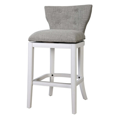 Tabouret de bar pivotant de luxe avec dossier