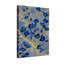 Plantes et fleurs Fleurs bleues sur motif de branches dorées