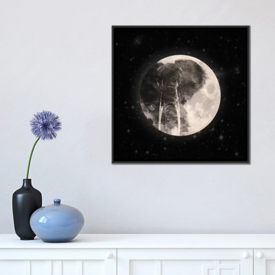 «Elephant in The Moon», impression sur toile