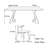 Ash wood rock slab rectangular dining table set-106777947