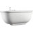 70.87 " L x 37.37 " W Freestanding Whirlpool Acrylic Bathtub with Faucet