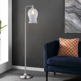 Barnesville 61.5'' Nickel Task Floor Lamp