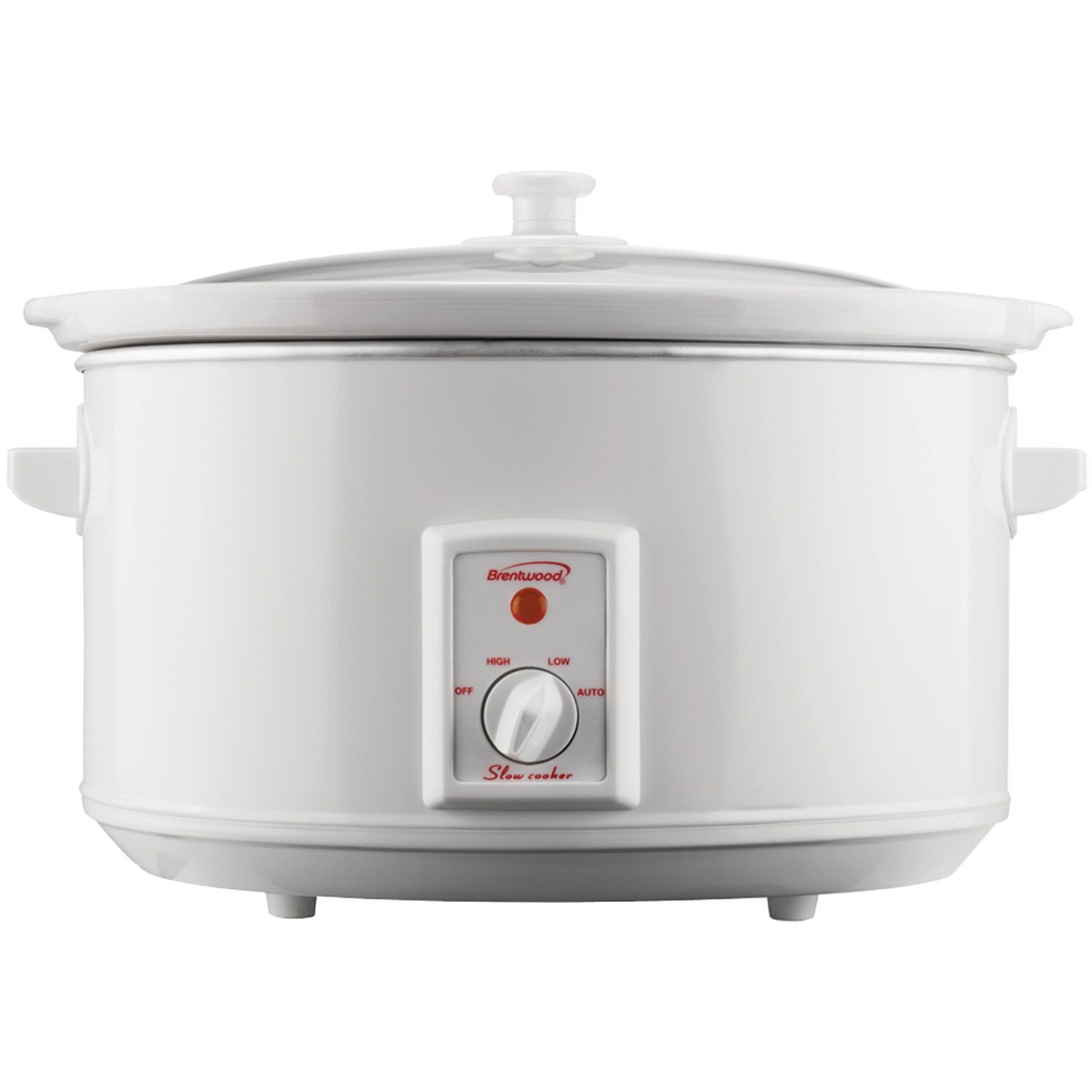 Brentwood 8.0 Quart Slow Cooker in White
