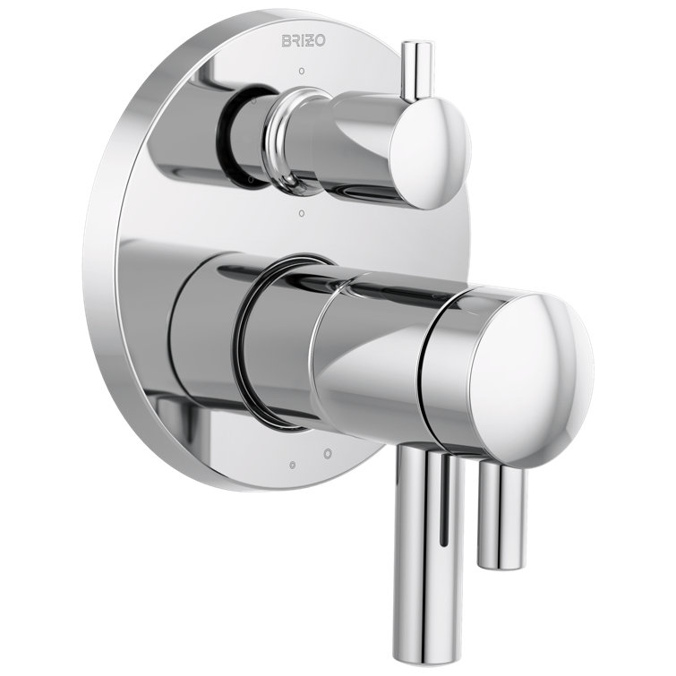 Odin® TempAssure® Thermostatic Valve with Integrated 6-Function Diverter Trim