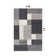 Akieba Geometric Tufted Gray/Black/Ivory Non-Slip Rubberback Area Rug