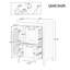 Meuble-lavabo simple 24 po avec comptoir en céramique 24 po-1181932639