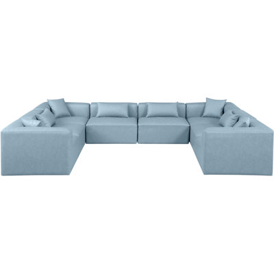 Ivion Upholstered U-Shaped Sectional Reversible