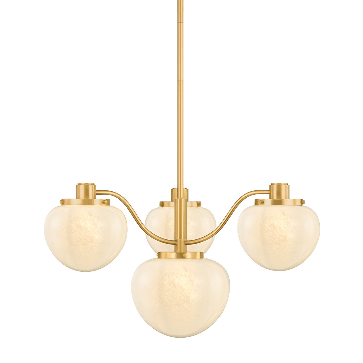 Raul Chandelier, 17" H x 29.75" W x 29.75" D, 4 Lights