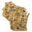Totally Bamboo State Destination Series Bamboo Wisconsin Cutting Board