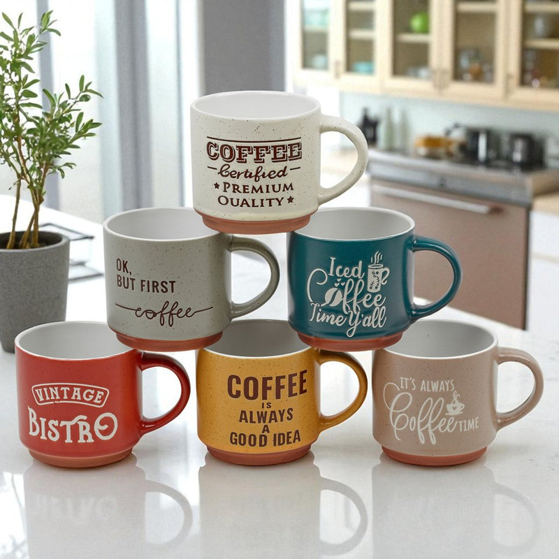 Porcelain Coffee Mug, 120 Oz