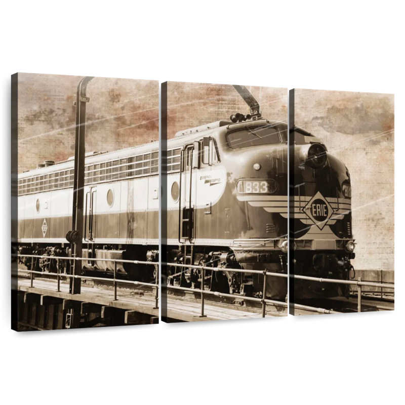 Train Érié, H 20 po x l 33 po