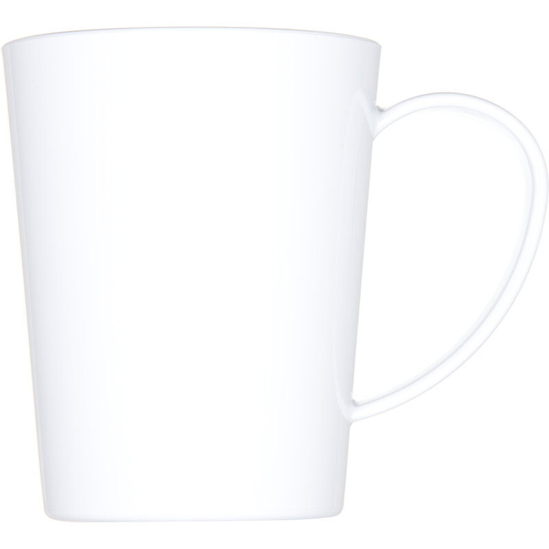 Grande tasse à café Alysia, Blanc