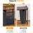 Laundry Hamper Laundry Sorter with 2 Removable Bags Laundry Basket with Shelf Drawers