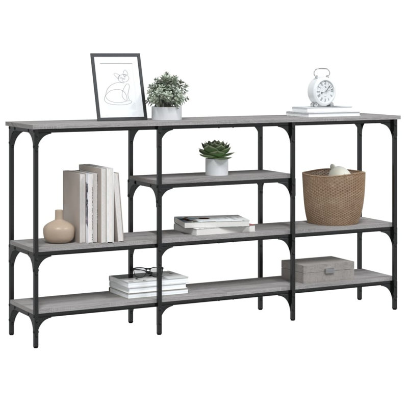 Lyka 63'' Console Table, Gray Sonoma