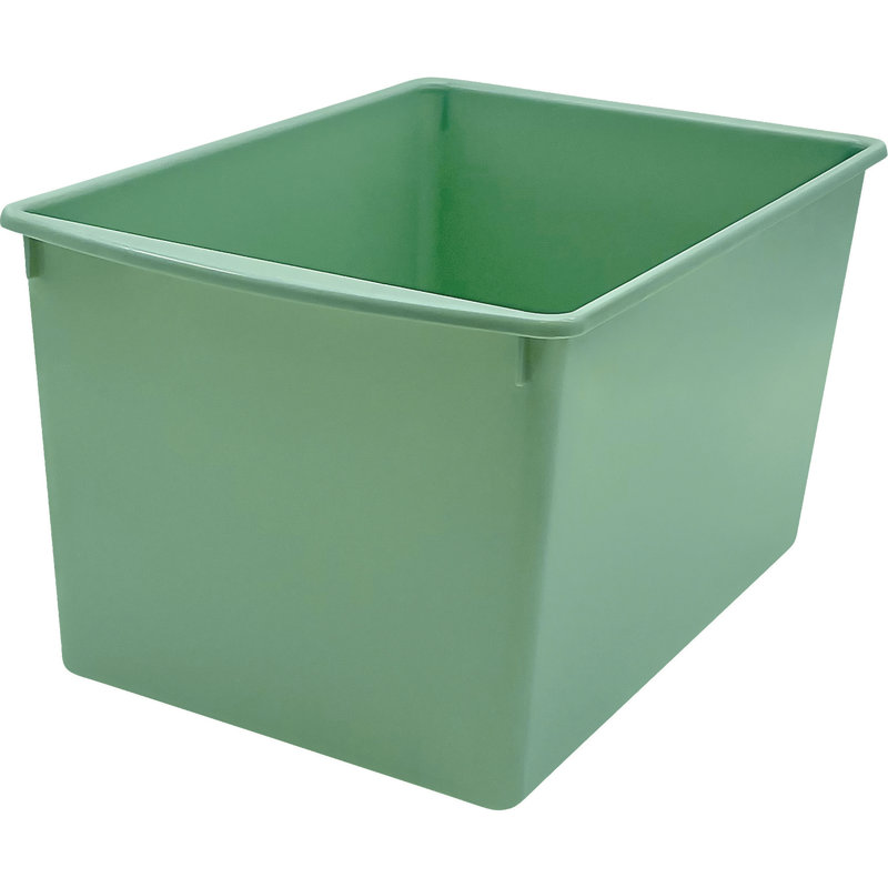  Bac en plastique multi-usages, vert eucalyptus, paquet de 3, Vert