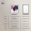 «Glacier Color Glide Shadowbox Print Colorful Abstracts» par Art Remedy-115131968-115131962