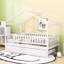 Lit simple en bois avec lit gigogne simple-1136507092