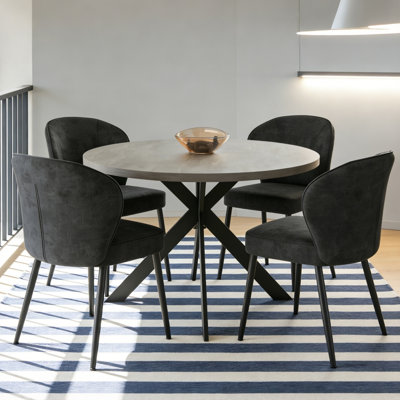 Ensemble de salle à manger Modern Kitchen, table de salle à manger ronde avec chaises